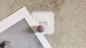 Lavendel ullmagneter inkl väggklistermärken 4-pack